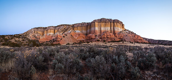 Neapolitan Cliffs during Civil Twilight - Panorama