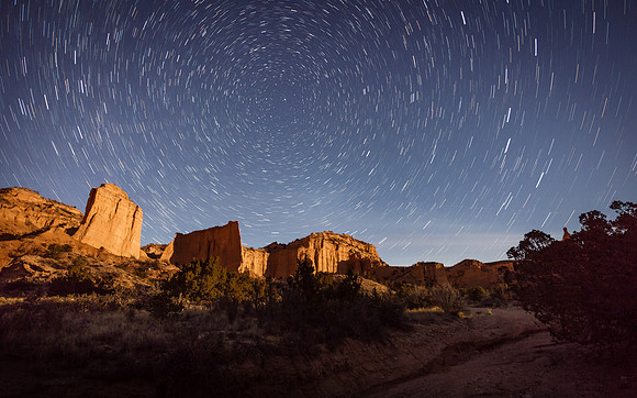 Polaris Above Chimayó Barrancas