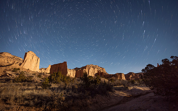 Polaris Above Chimayó Barrancas