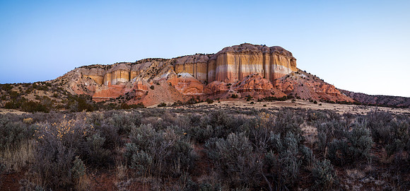 Neapolitan Cliffs during Civil Twilight - Panorama