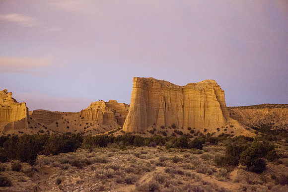 Chimayó Barrancas at Night - Detail
