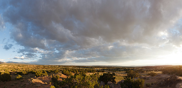 Sky over High Road to Taos