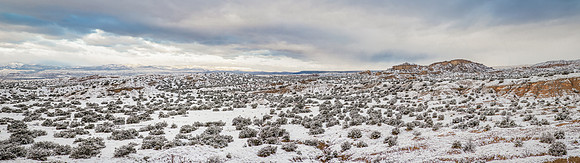 Chimayo First Snow Panorama