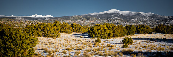 Truchas Peaks & Santa Fe Baldy in Winter