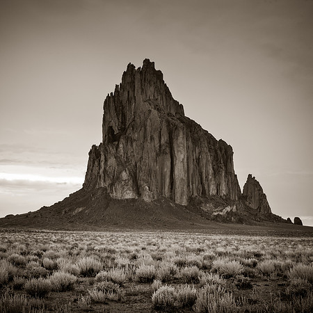 Shiprock Sunset