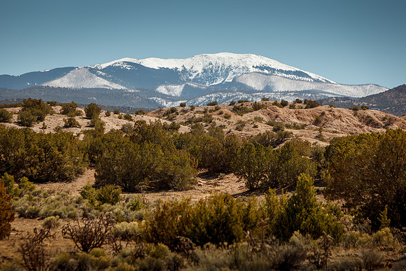Santa Fe Baldy from Nambé