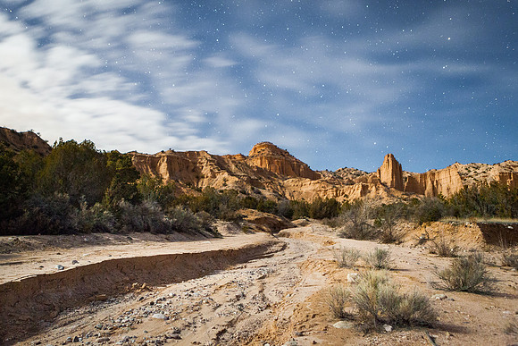 Chimayó Arroyo at Night