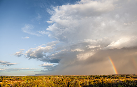 Rainbow over Sevilleta Wildlife Refuge