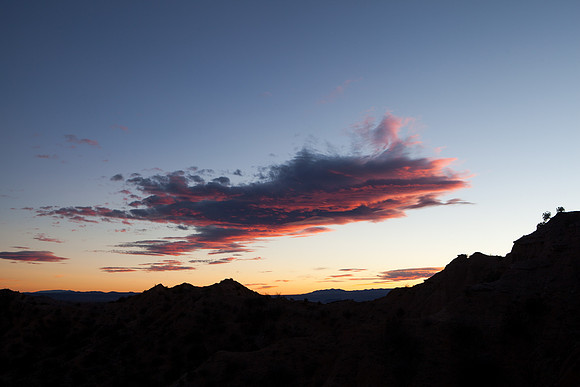 Chimayó  Badlands Cloud at Civil Dusk