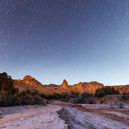 Starlight Above Chimayo Formations