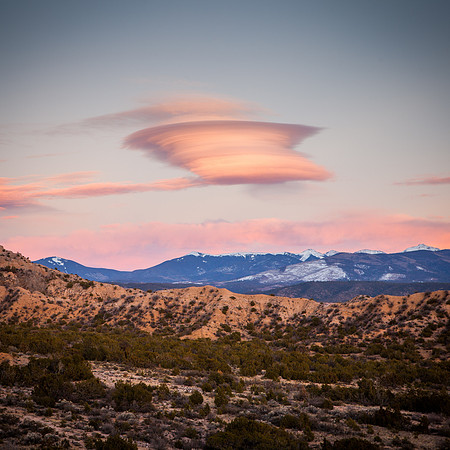 Lenticular Cloudform over Truchas Peaks