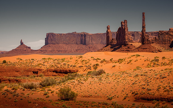 Chimneys - Monument Valley